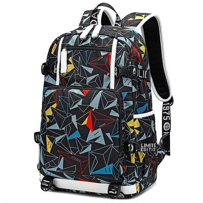 Backpack Male Korean Waterproof New Simple Middle School St