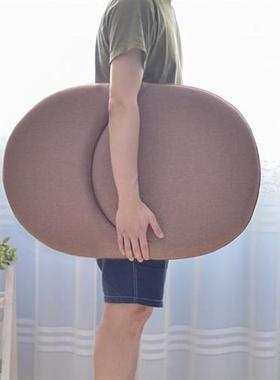 Padded Floor Chair with Adjustable Backrest Living Room  Lei