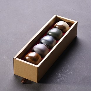 LW ceramic teacups set of 5 cups chinese kung fu cup sets dr