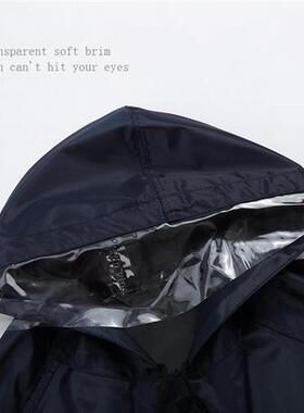 New Thicker 210D Oxford Rainwear Conjoined Overalls Men Wome