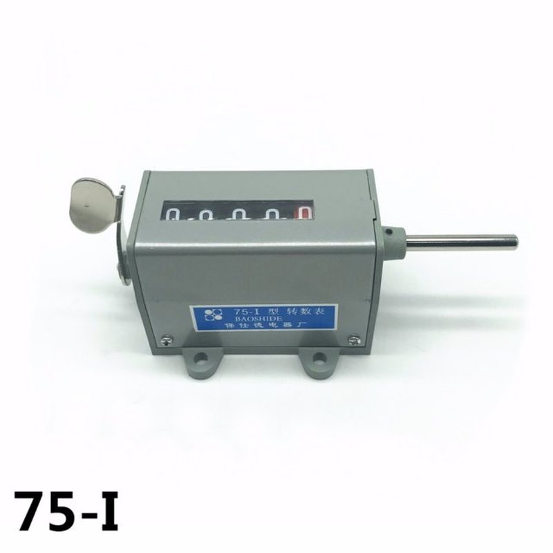 75-1 75-I  5digits Counter Mechanical Rotating Speed Meter R
