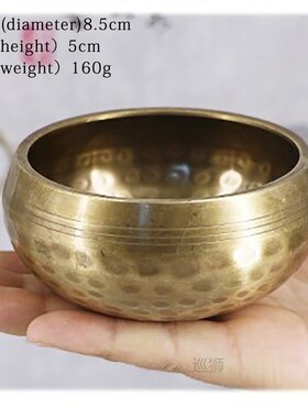 Brass Chime Bronze Qing Buddha Sound Bowl Nepal xizang Chant
