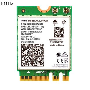 Wireless Dual Band 2400Mbps WiFi 6 For Intel AX200 NGFF M.2