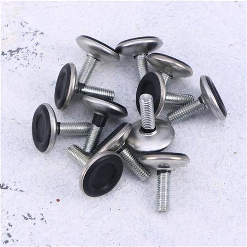 12 PCS Table Leg Adjusters Adjustable Desk Legs M8 Screws