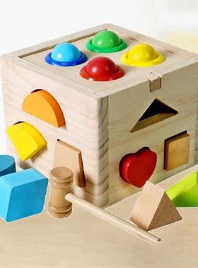 Wooden Shape Mathching Educational Early Learning Sorter