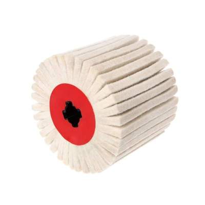100mmx120mm Abrasive Drum Wool Brush Striping Wheel Polishin