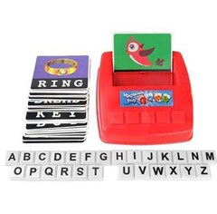 Letters Spelling Game Cards Word Puzzle Literacy Machine
