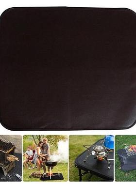 Barbecue Flame Retardant Protective Mat Outdoor Camping