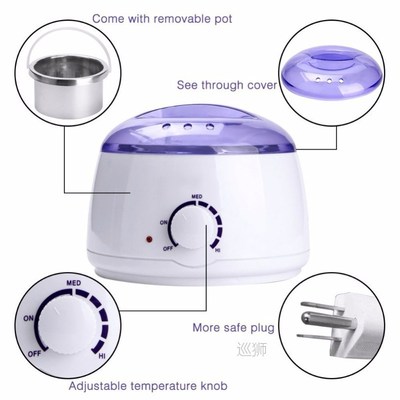 Paraffin Wax Heater Hair Removal Epilator Machine Depilatory