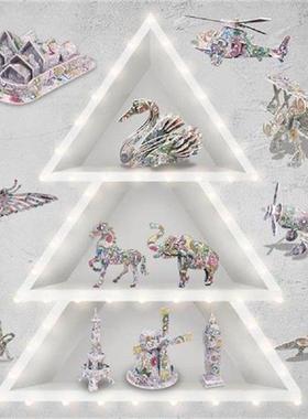 80%HOT1 Set Creative Puzzle Bright-colored Paper Cute