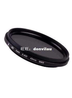 New 49mm Fader Variable ND Filter Adjustable ND2 to ND400 Ne