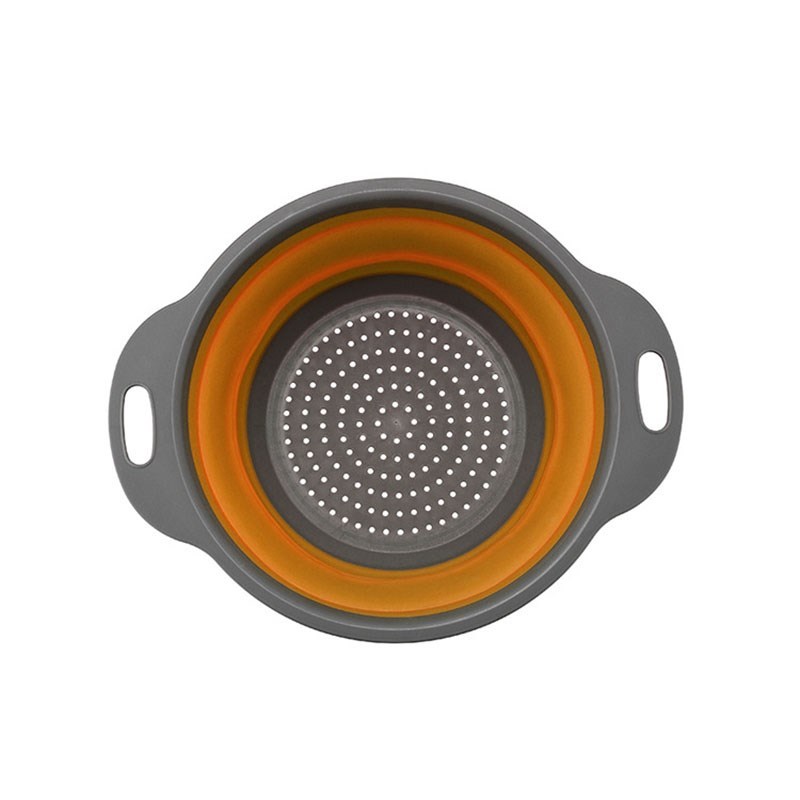 Stock Foldable Colander Food Grade Pasta Strainer Fruit Vege