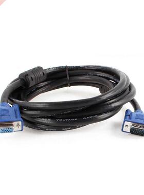 3 Meter PC Computer 15Pin VGA Male to Female M/F Cable Black