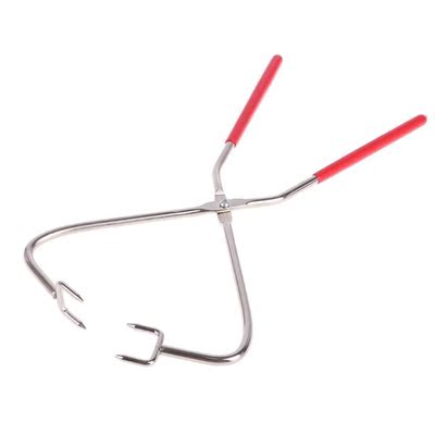 Metal Pottery Tools Dipping Tongs For Colour Glaze Finishing