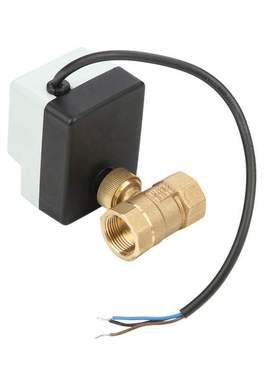 DN25 1 3-Wire 2-Way Brass Motorized Ball Valve for Air Condi