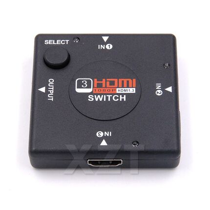 1PCS 3 input 1 Output Mini 3 Port HDMI Switch Switcher Split