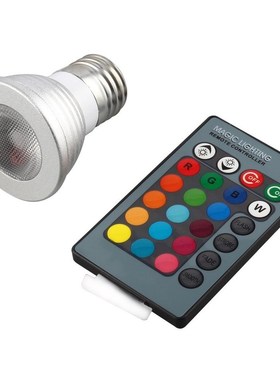 5W E27 Multi Color Change RGB LED Light Bulb Lamp with Remot