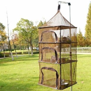 Portable Drying Dryer Rack Net Folding Clothes Hanging