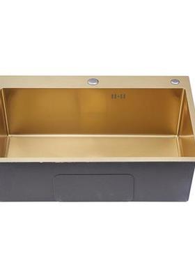 Gold Kitchen Sink Above Counter or Undermount 304 Stainless