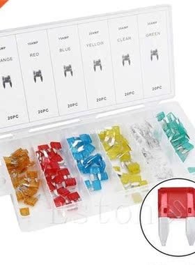 120pcs Assorted Car Fuse Auto Truck SUV Fuses Mini Blade Fus