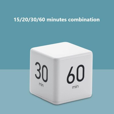 1pcs Electronic Cubic Timer Countdown Kitchen Cube Stylish M