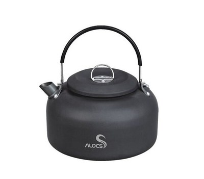 ALOCS Outdoor Kettle Camping Kettle Coffee Teapot 800ml/1.4L