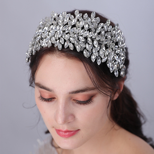 Headband Headdress Women Brida for Rhinestone Luxury Wedding