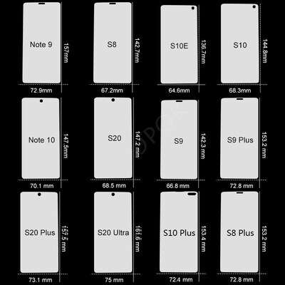 2Pcs 100D Screen Protector For Samsung Galaxy S10 S9 S8 S20