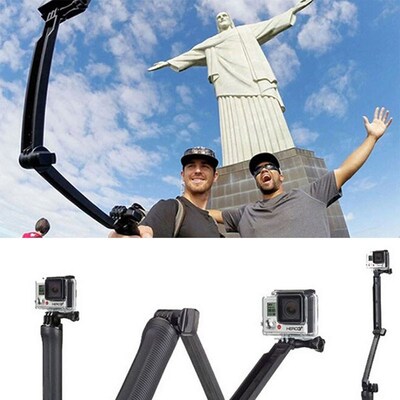 Action 3 Way Selfie Stick Hand Grip Flexible Tripod Extensi