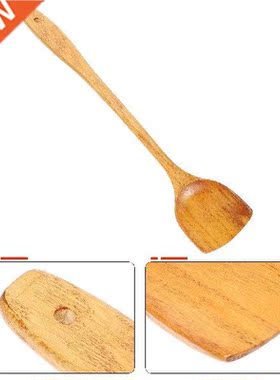 Wooden Spatula Wok Cooking Flat Frying Turner Wood Turners