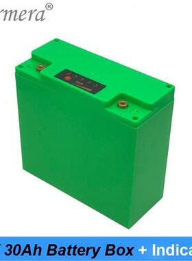 Turmera 12V 30Ah Battery Box Storage Case with Capacity Ind