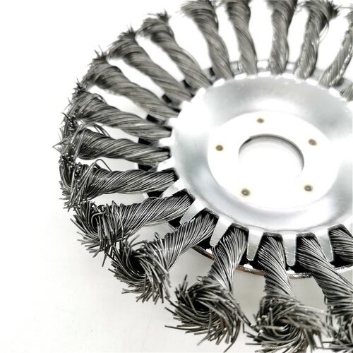 6/8 Inches Steel Wire Trimmer Head Grass Brush Cutting Rusti