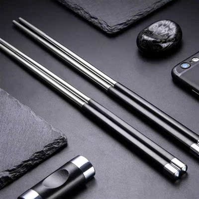 1Pair 304 Household Non-Slip ainless eel Chopicks