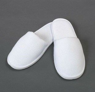 5Pair Unisex Towelling Hotel Slippers Spa Guest Travel Shoes