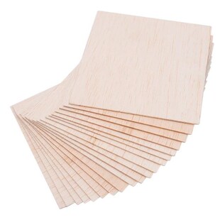 20x Balsa Wooden Sheets Wood Plate Model 适用于 Teaching Chi