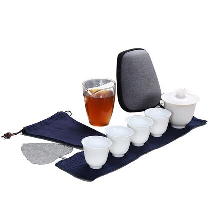 Ceramic gaiwan tea cup for chinese kung fu travel tea set dr