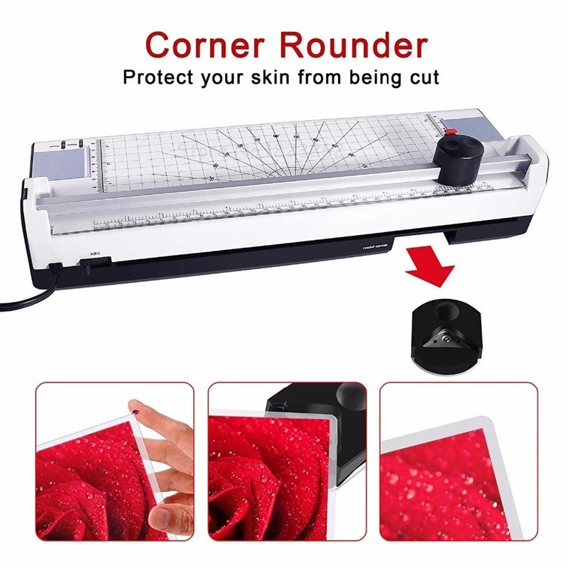 Thermal Laminator for A3/A4/A6, 2 Roller System Laminating M