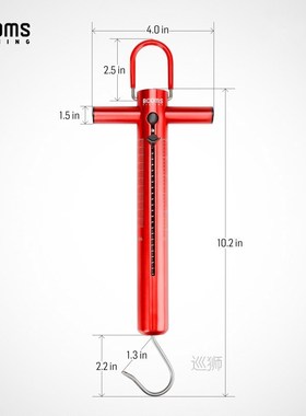 TS1 Fish Scale Spring for Fishing Weighting 11kg to 26 kg Po