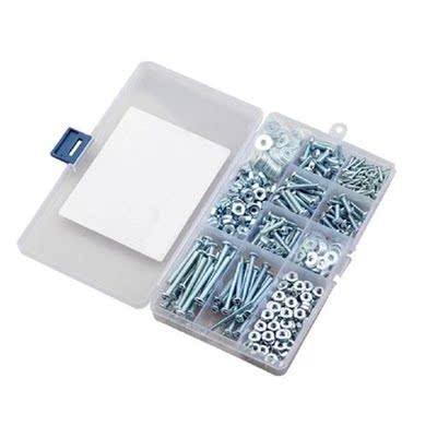 650pcs Countersunk Head Screw Bolt Nut Washer Set Hex