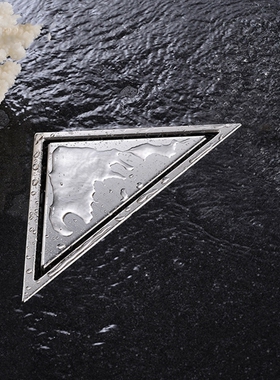 Hidden Type Triangle Tile Insert Floor Waste Grates Shower