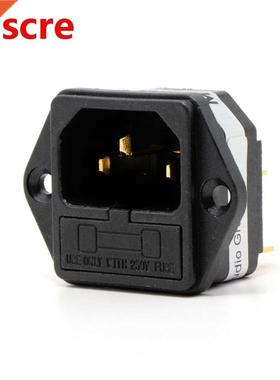 Monosaudio IF76G Fused IEC Socket/Connector Gold Plated Powe