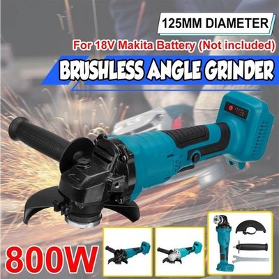 125mm 800W Electric Angle Grinder Machine Brushless Cordless