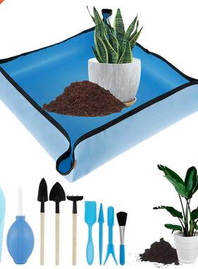 73x73cm Gardening Planting Mat 600D Oxford Cloth Plant Repot