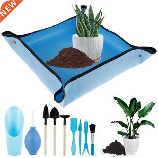 73x73cm Gardening Planting Mat 600D Oxford Cloth Plant Repot