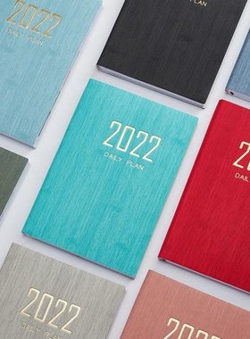 English A5 Schedule Book Notepad Planner Notebook Newest 365