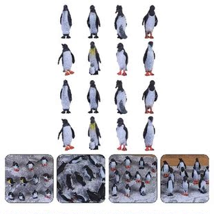 Penguin Animal Figurine Toy Topper Sculpture Statue Cake