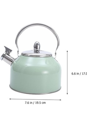 1pc 2.5L Stainless Steel Whistle Teakettle Household Tea Ket