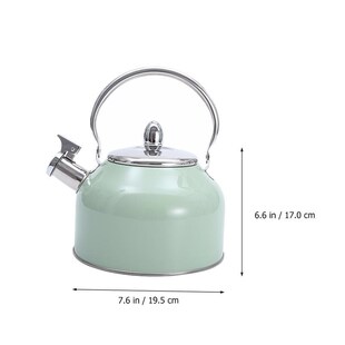 1pc 2.5L Stainless Steel Whistle Teakettle Household Tea Ket