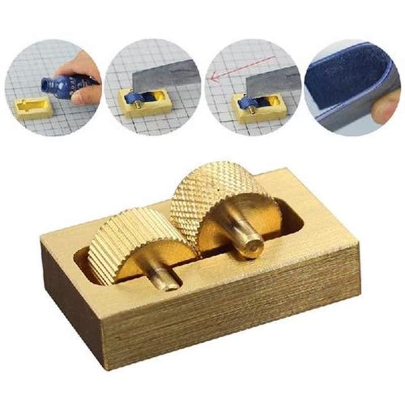 1 Set Pure Copper Leathercraft Carving Tools Leather Craft