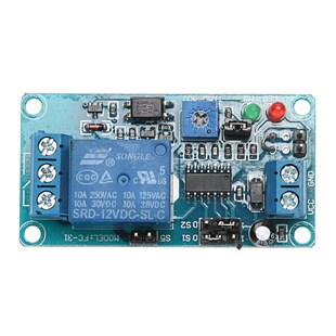 DC 12V Delay Relay Time Delay Turn on/Delay Turn off Vibrati